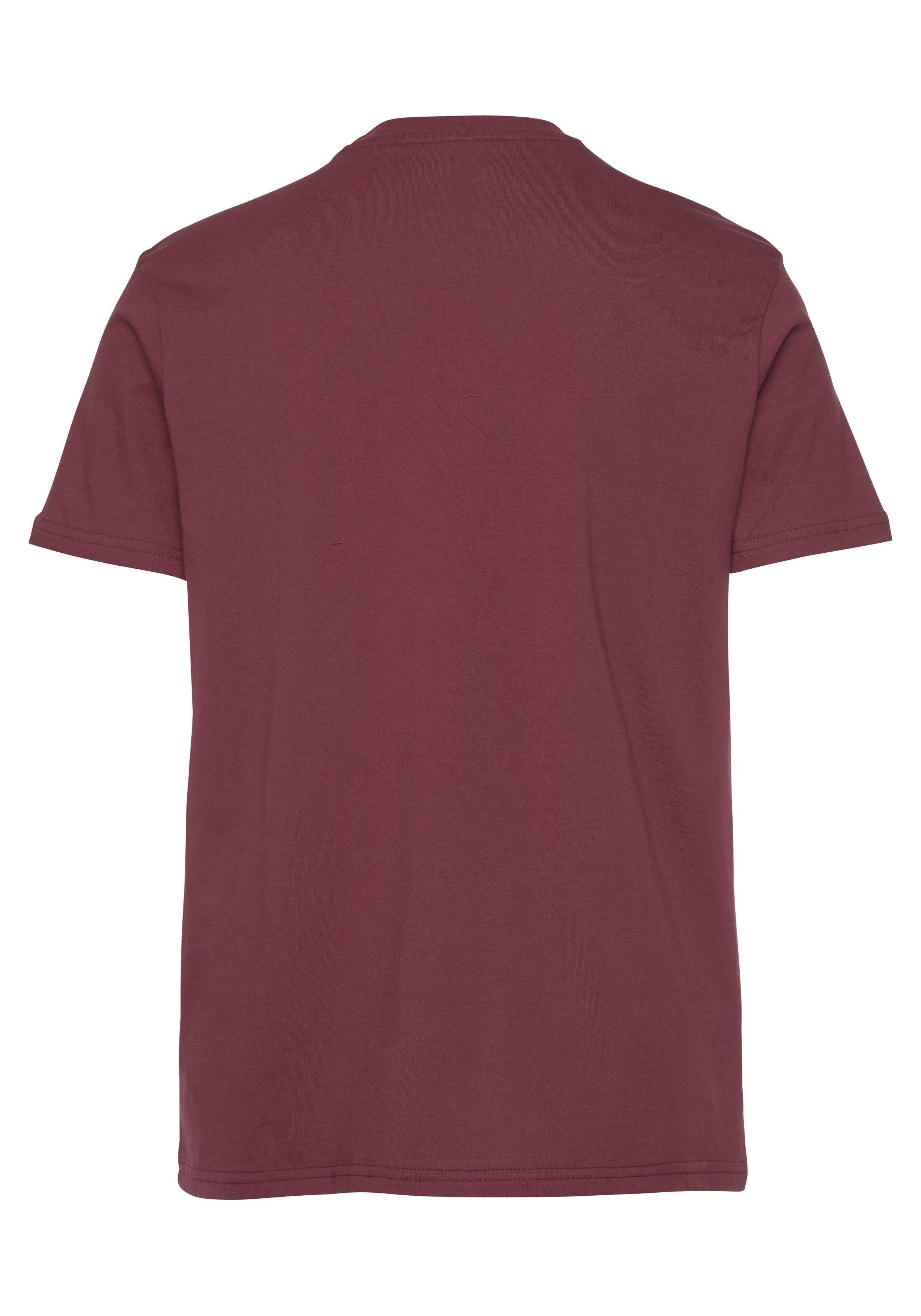 Alpha Industries burgundy T-Shirt T-Shirt Basic