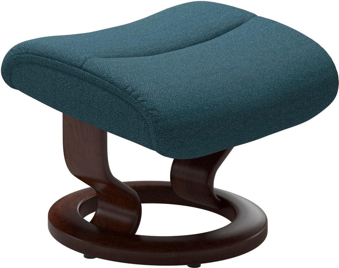 Größe Base, Hocker), Stressless® Relaxsessel mit mit Braun L,Gestell (Set, Classic View Relaxsessel