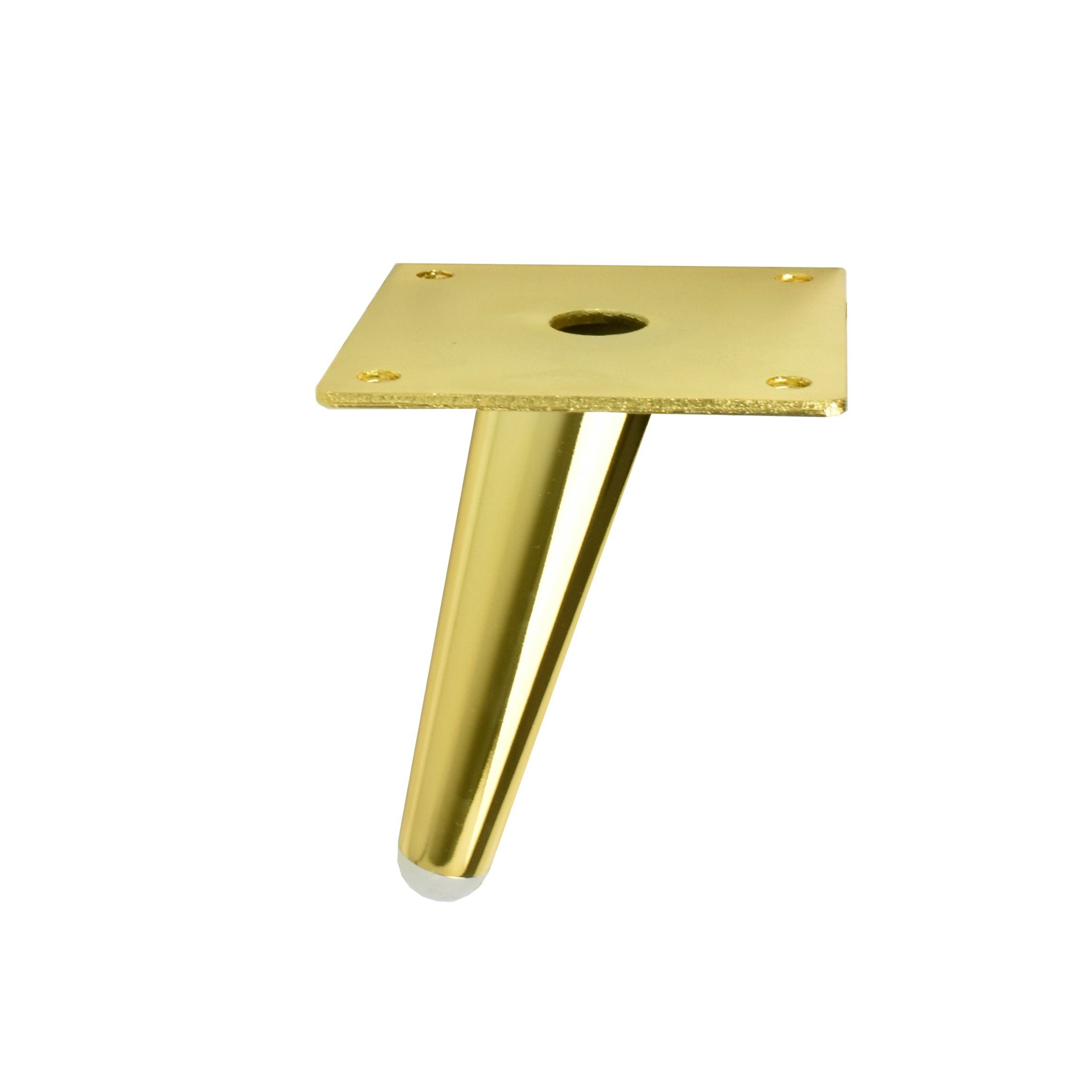 Prima-Online Möbelfuß Metallfüße schräg Schrankfuß Sofafuß H: 10-23cm Schwarz oder Gold – Bild 3 von 3