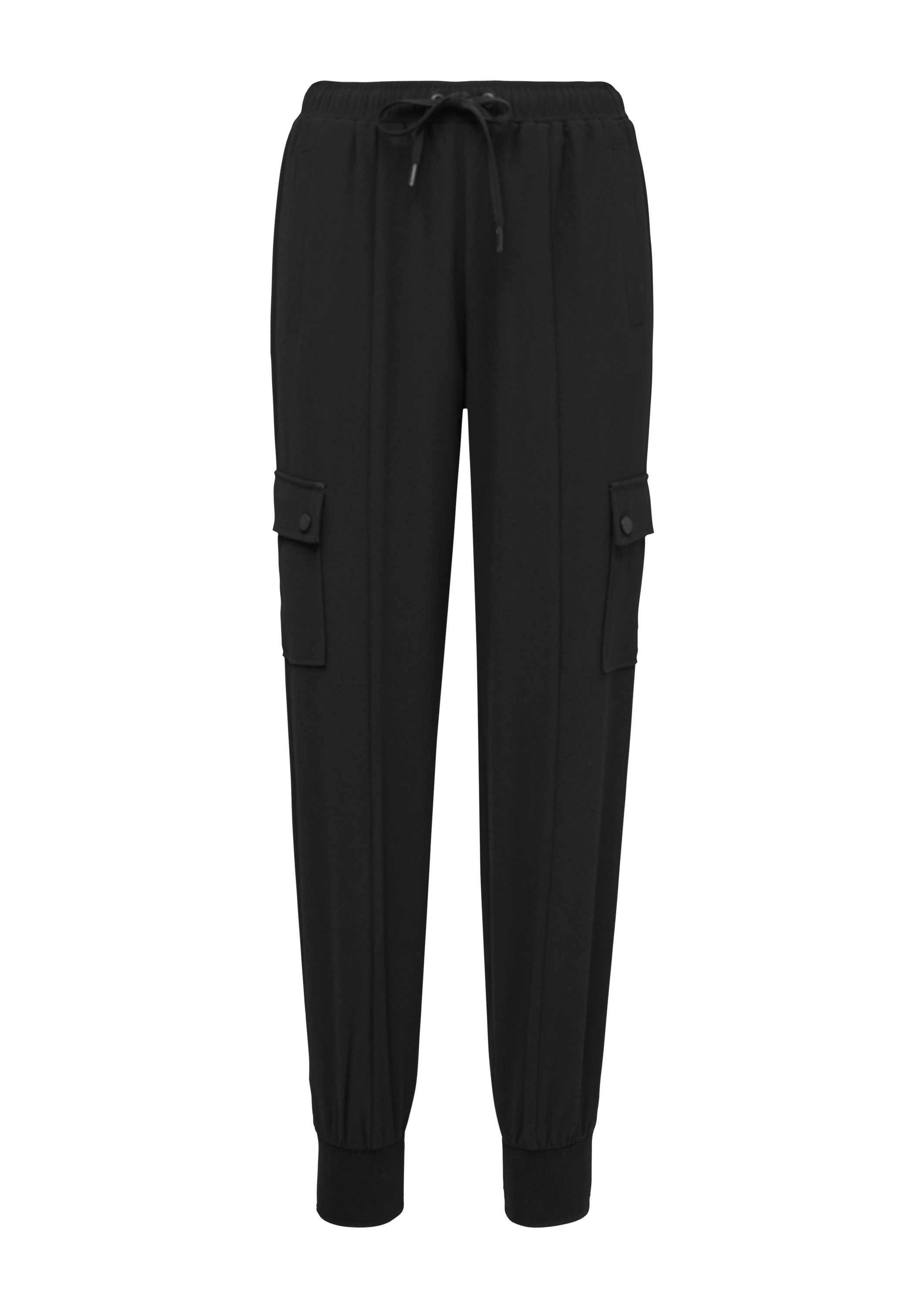 QS Chinos Hose Jogpants mit Cargotaschen und Bündchen am Saum günstig online kaufen