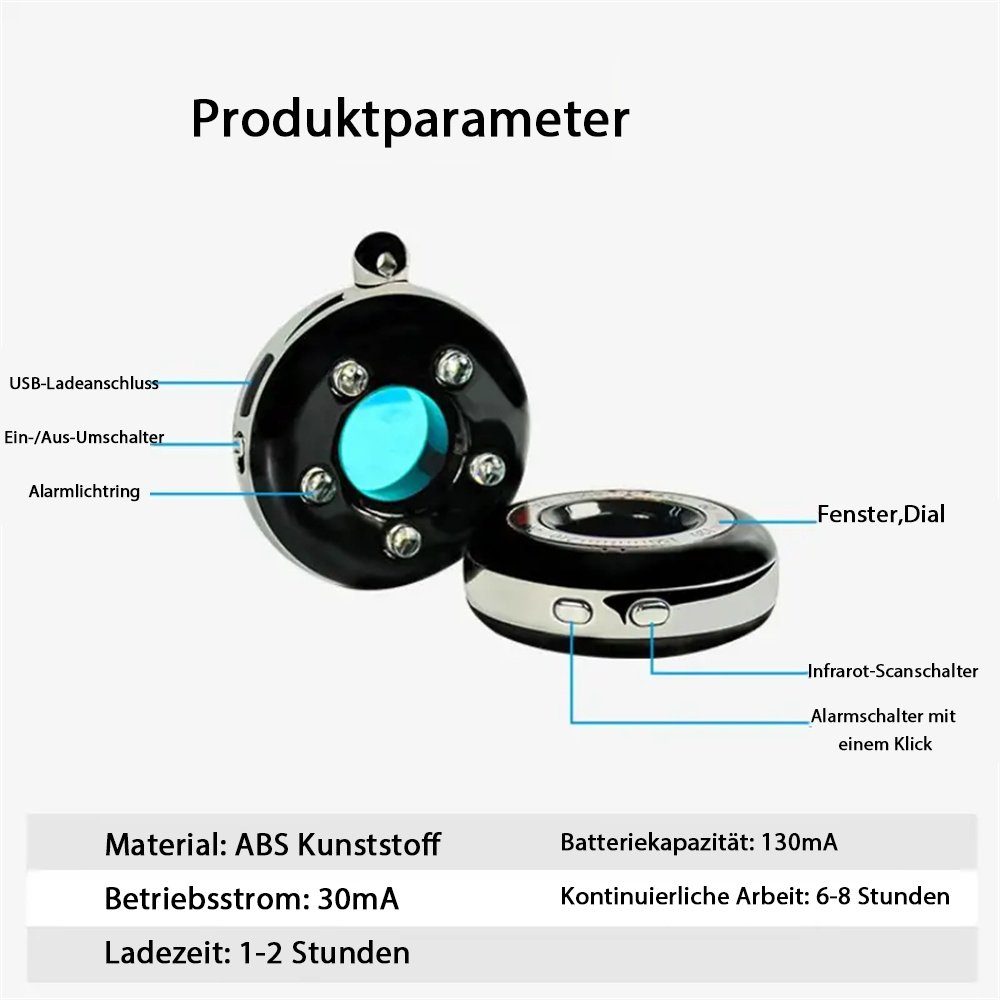 Inspektionskamera Kameradetektor zum Ihrer Schutz Privatsphäre TUABUR