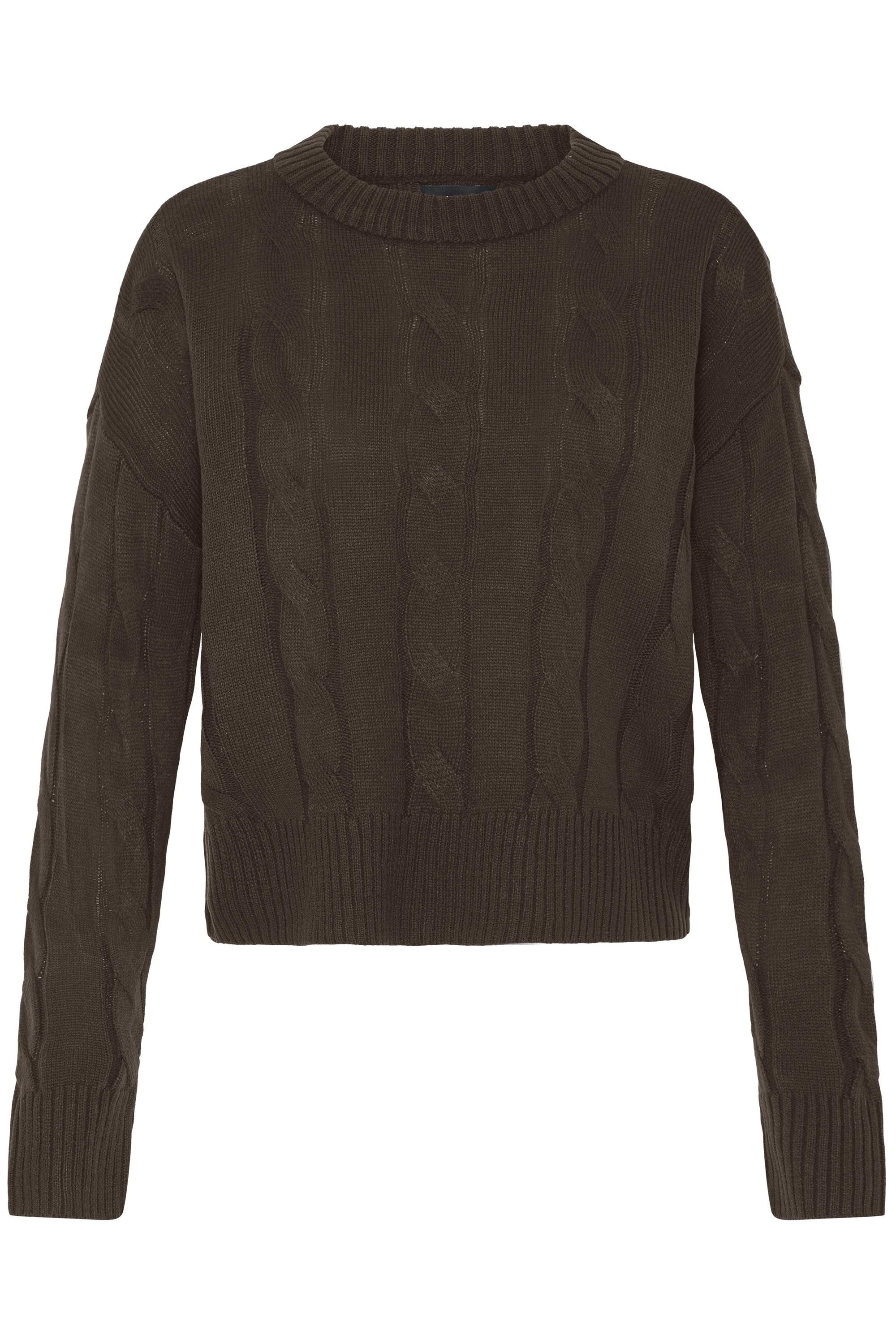 OXMO Strickpullover OXFKIMNI Kuscheliger Pullover mit Zopfmuster günstig online kaufen