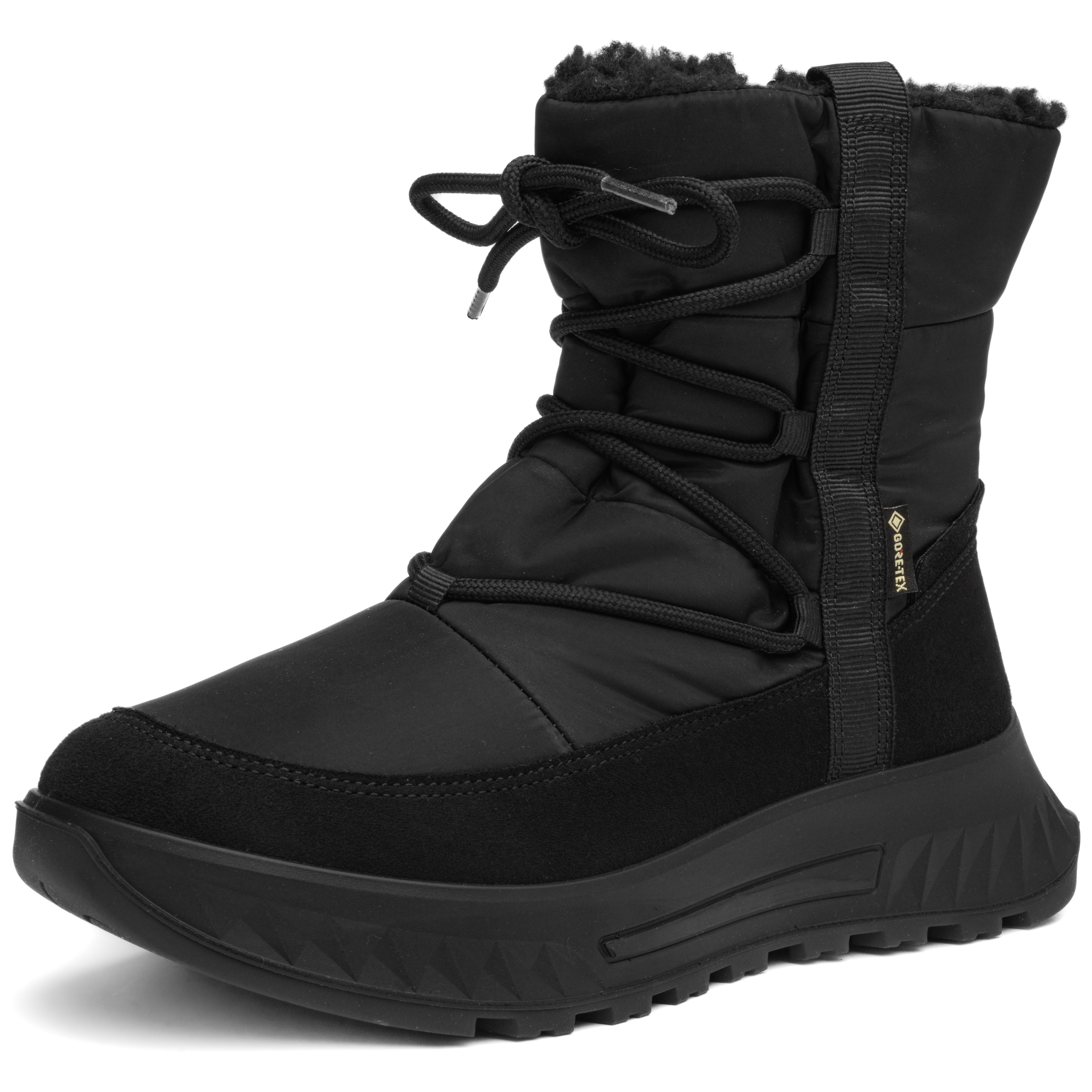 Ara ST.MORITZ-GTX Winterboots Keilabsatz, Winterstiefelette mit aufgesetzter Schnürung, Weite H