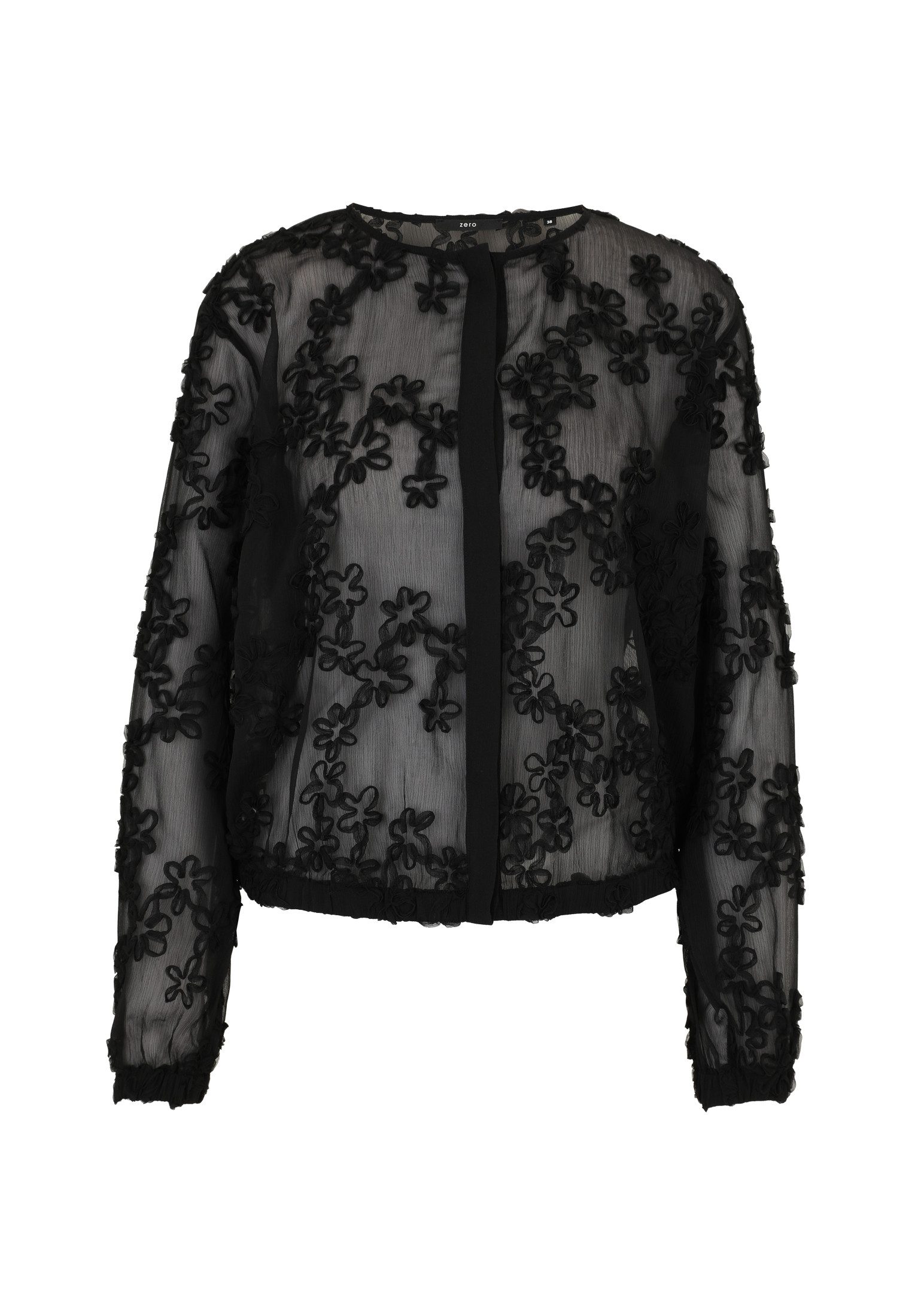 Zero Chiffonbluse Damen Chiffonbluse mit Blumenmuster günstig online kaufen