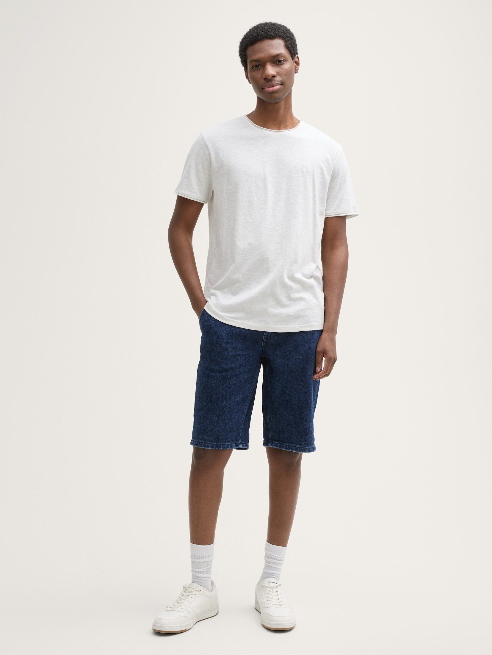 TOM TAILOR Denim Shorts Jeanshosen TTAEDAN STRAIGHT Jeans Shorts günstig online kaufen