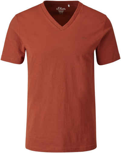s.Oliver T-Shirt unifarben