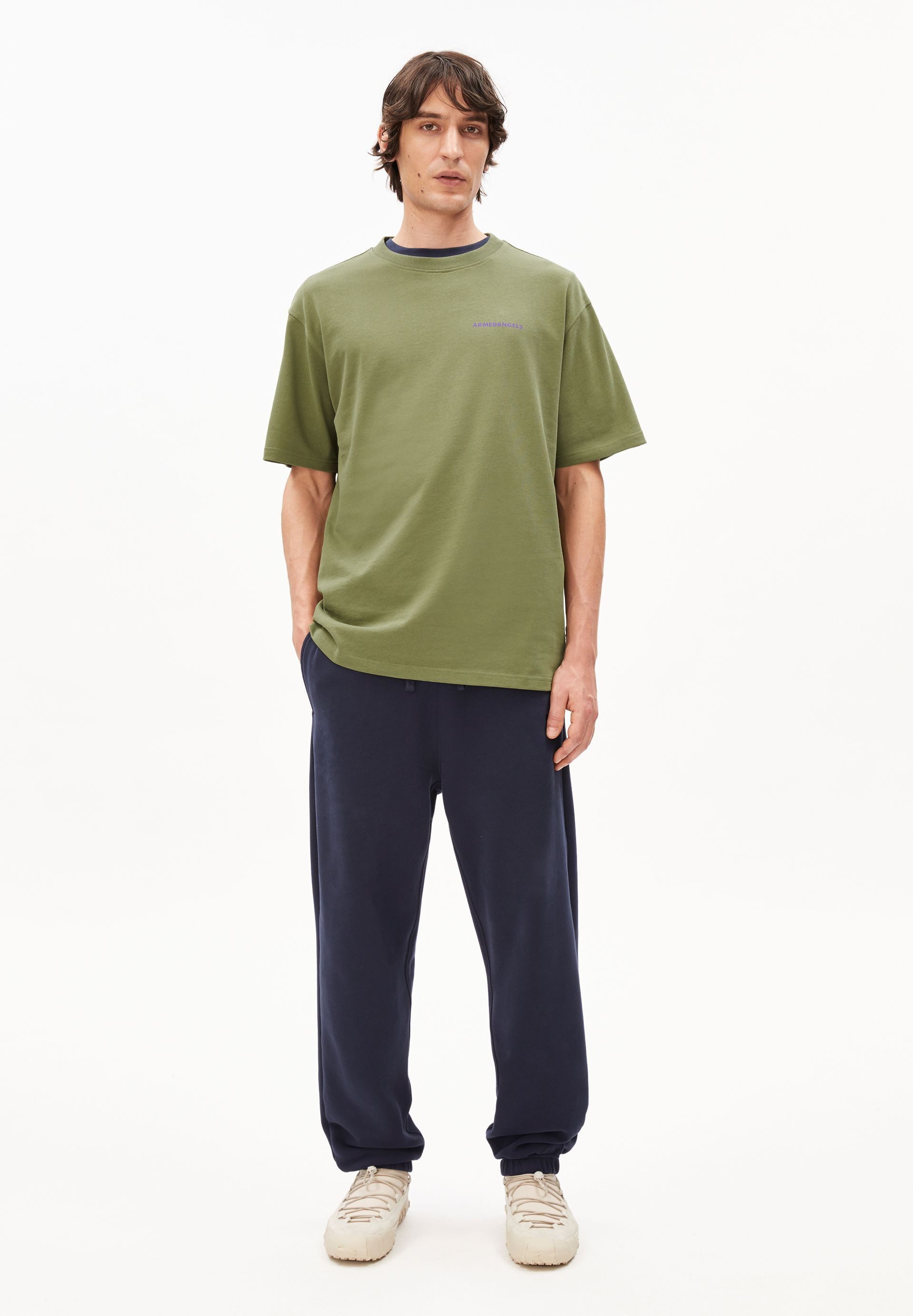Armedangels T-Shirt MAARKOS OUTGROWN Relaxed Fit
