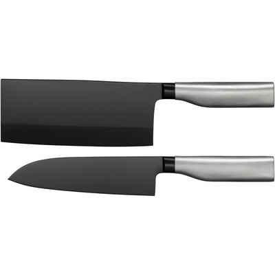 WMF Messer-Set Ultimate Black (2-tlg), Made in Germany, immerwährende Schärfe, ergonomische Griffe