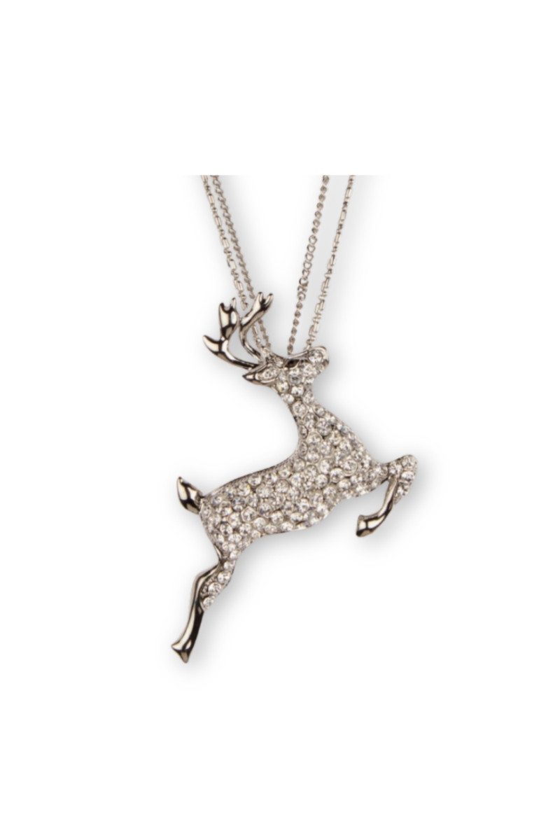 CASSANDRA Kette mit Anhänger Trachtenkette - EDELHIRSCH - gold, silber