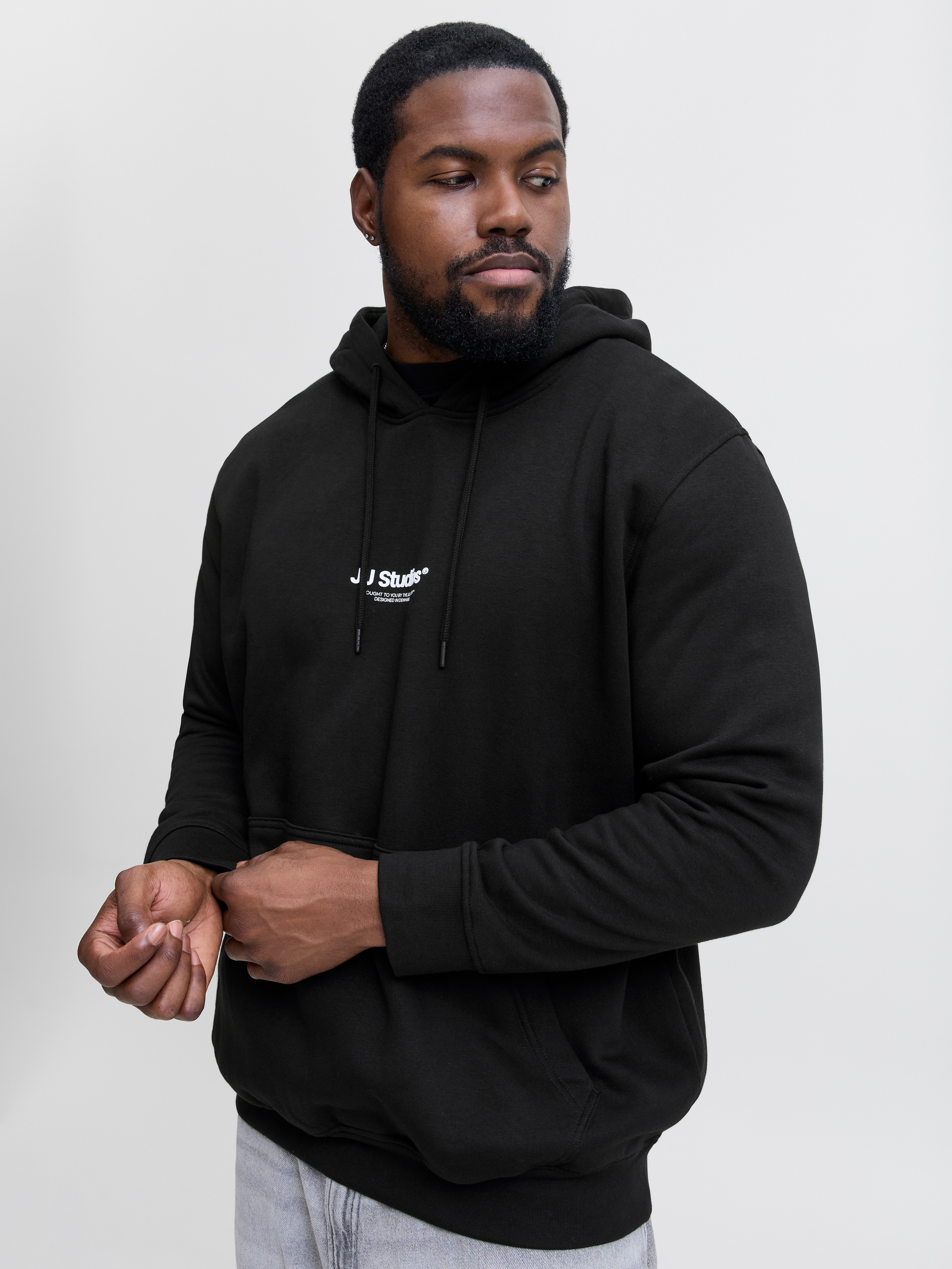 Jack & Jones PlusSize Kapuzensweatshirt JJESOHO SWEAT HOOD NOOS PLS mit Log günstig online kaufen