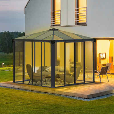 Palram - Canopia Pavillon »Ledro 3000«, mit 4 Seitenteilen, (Set), BxT: 295x295 cm