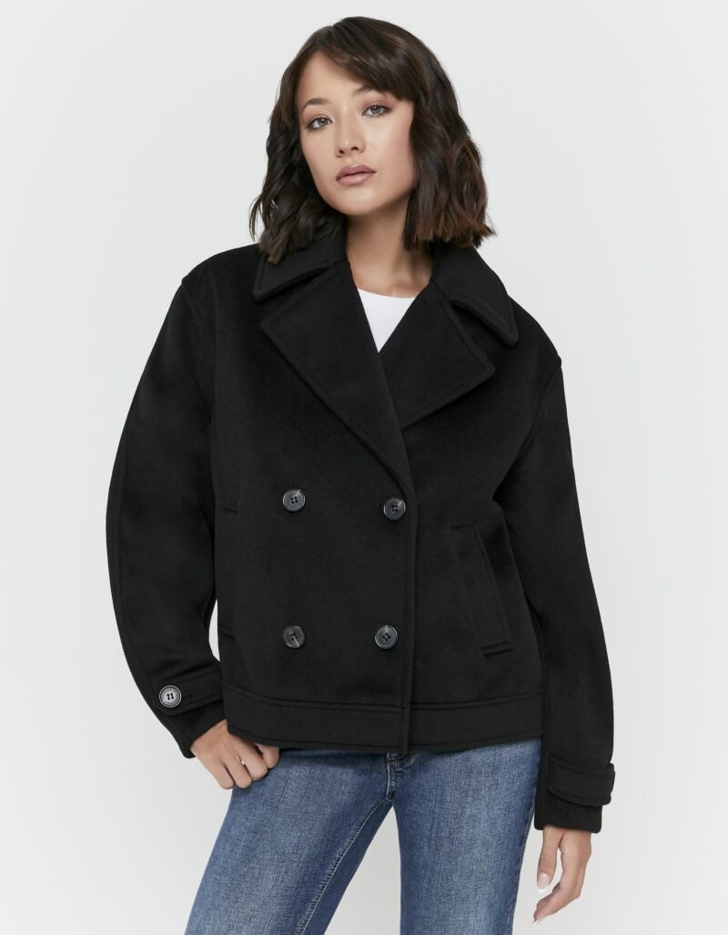 Tally Weijl Kurzjacke SCOPEVAVIANA doppelreihig im oversized Fitmit breitem Revers