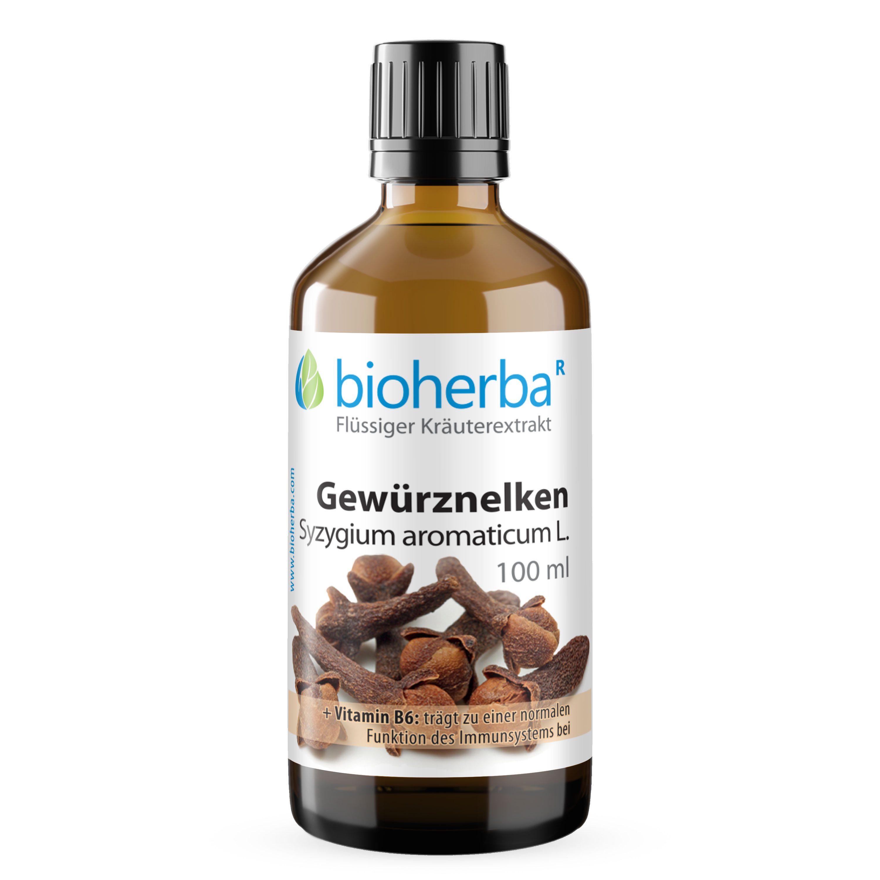 BIOHERBA R Bioherba Gewürznelken Syzygium aromaticum L. Tropfen Tinktur 100 ml Glasflasche, 1 er