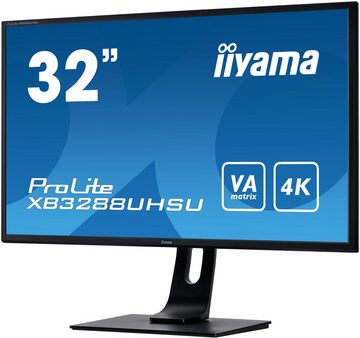 Iiyama Polite XB3288UHSU-B1 Gaming-Monitor (81,3 cm/31,5 ", 3840 x 2160 px, 4K Ultra HD, 3 ms Reaktionszeit, 60 Hz, VA LCD)