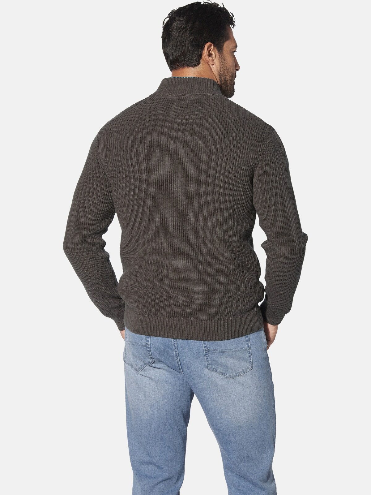 Jan Vanderstorm Strickjacke NORANDER mit Reißverschluss günstig online kaufen