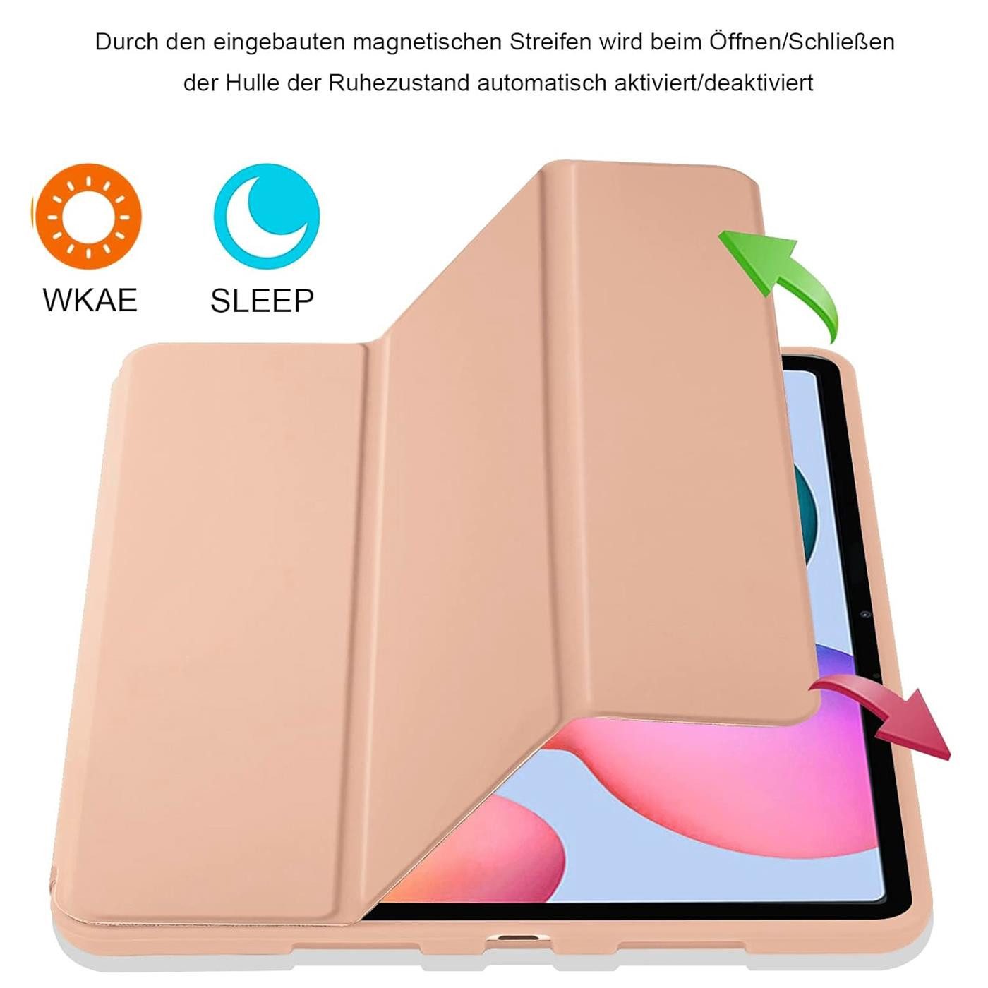 CoolGadget Tablet-Hülle Smart Cover für Samsung Galaxy Tab S7 FE, Schutz Tasche aufstellbar mit Stift Halter für Galaxy Tab S7 FE – Bild 3 von 5