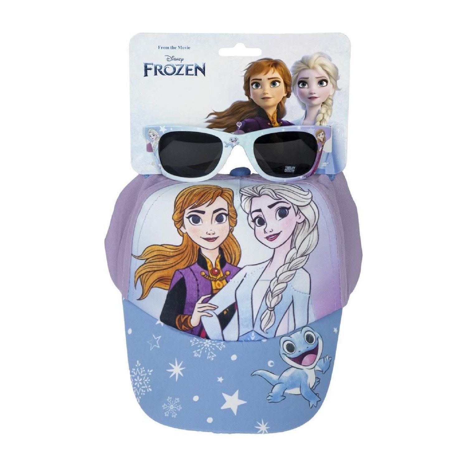 Baseball Cap Mütze mit Sonnenbrille Anna und Elsa für kalte Tage Onesize