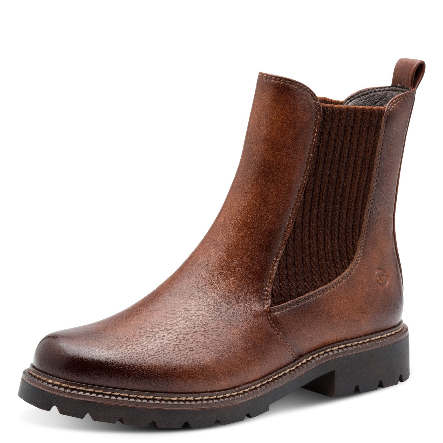Tamaris Chelseaboots, Businessschuh, Schlupfschuh, Stiefelette mit Stretcheinsätzen