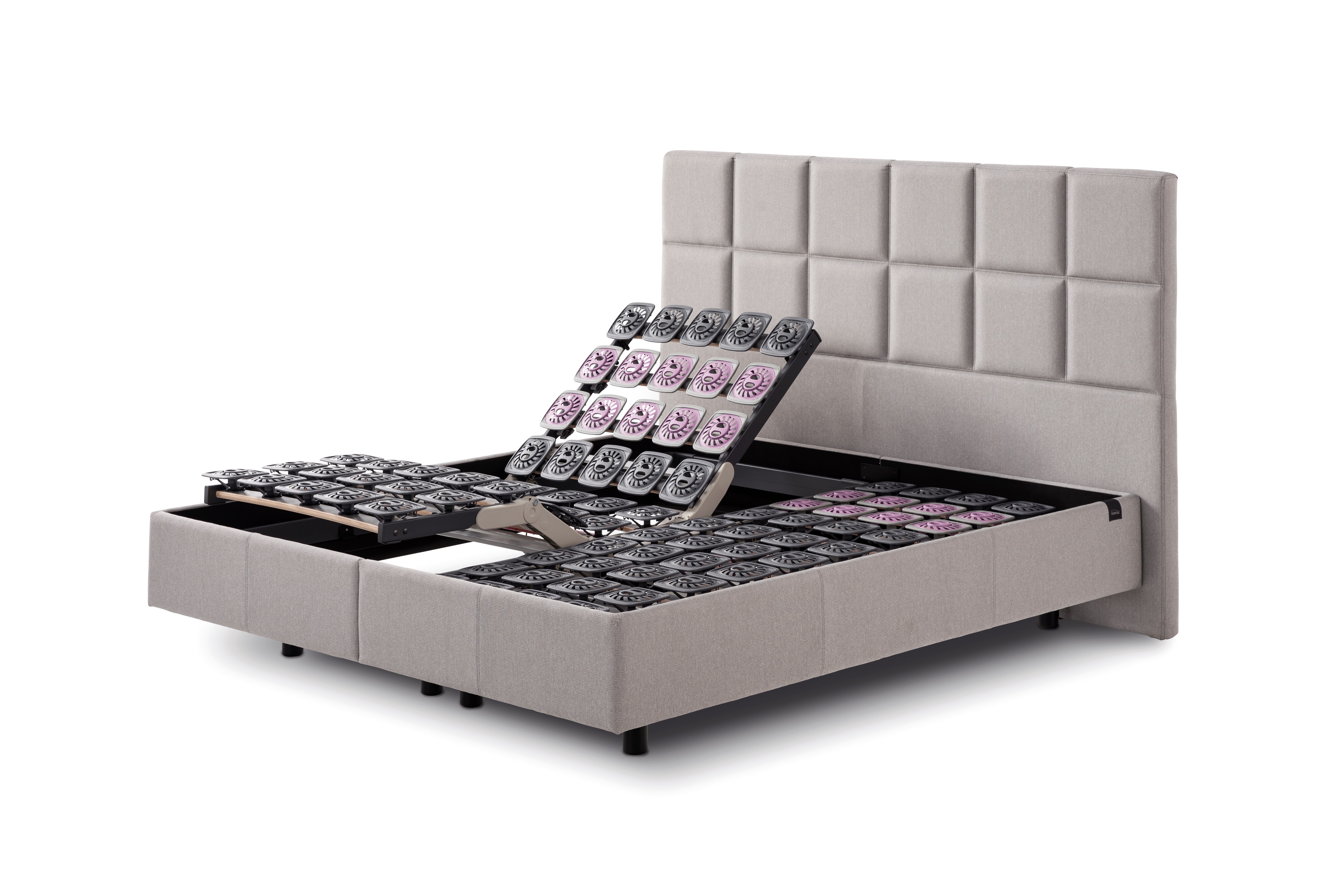 Tellerlattenrost mit Motor TEMPUR® Systemrahmen Lattenrost günstig online kaufen