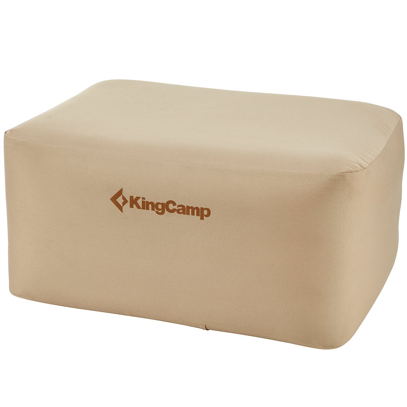 KingCamp Campingstuhl Sitzhocker Aufblasbar Air Cube Camping, Sitz Hocker Garten Luft Möbel