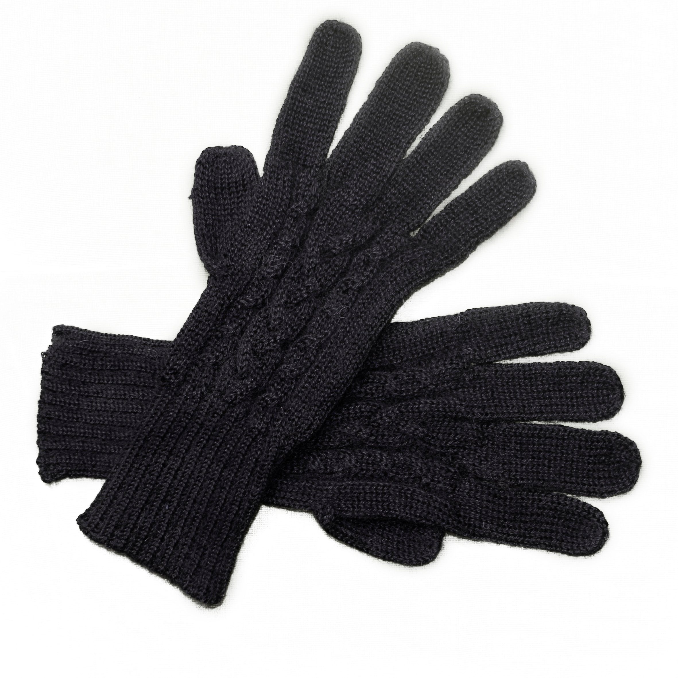 Strickhandschuhe Guantibrada Alpaka Fingerhandschuhe
