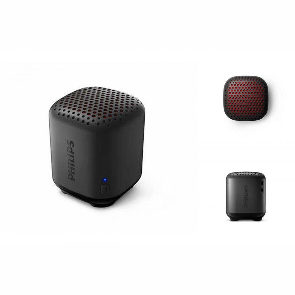 Philips Tragbare Bluetooth-Lautsprecher Schwarz TAS1505B00 Lautsprecher Philips