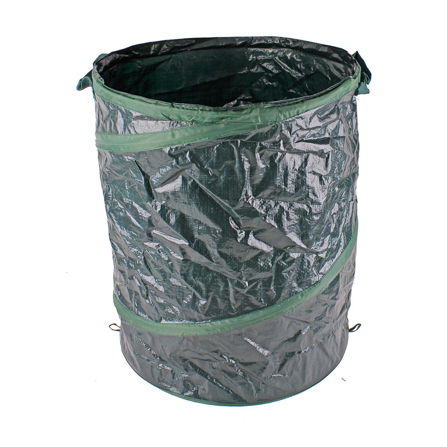 Mojawo Biomülleimer 2er Gartenabfallsack Laubsack Biomüll selbstaufstellend Popup 160L