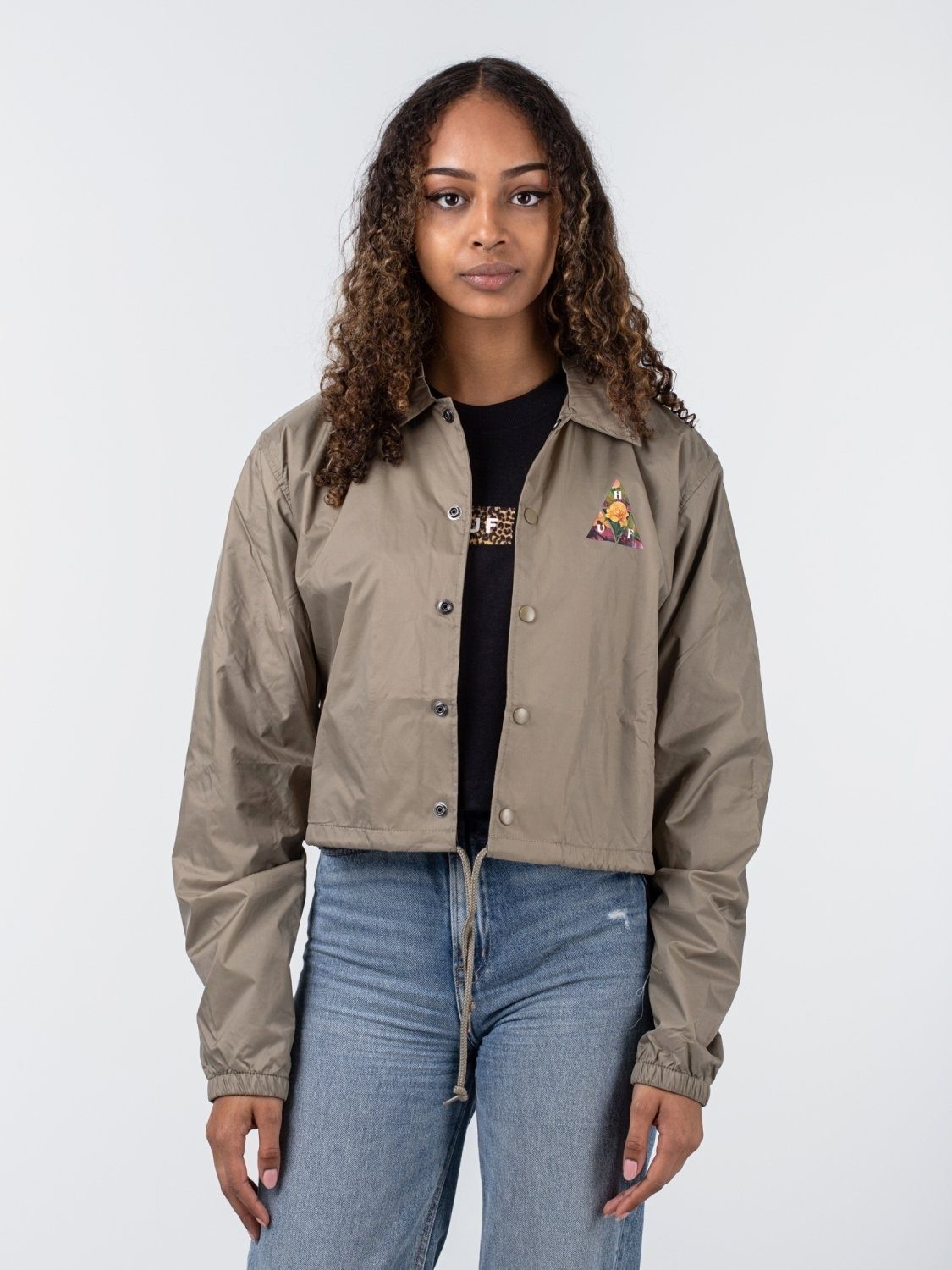 HUF Allwetterjacke HUF New Dawn Triple Triangle Crop Jacket