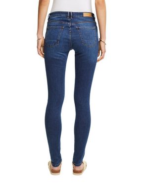 Esprit Skinny-fit-Jeans Washed Jeans mit Bio-Baumwolle