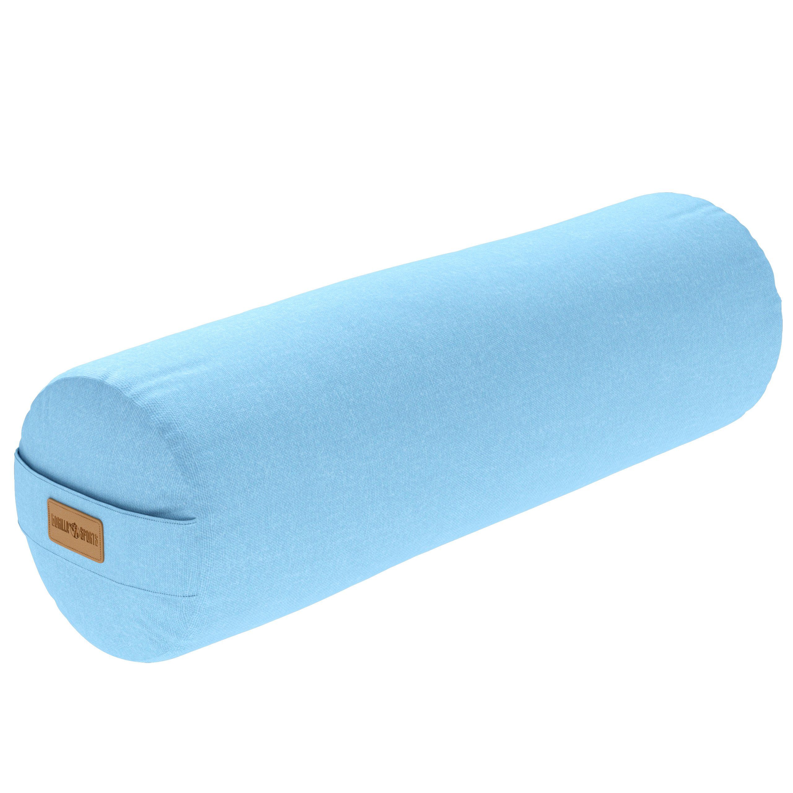 GORILLA SPORTS Yogakissen Yoga Bolster in verschiedenen Farben