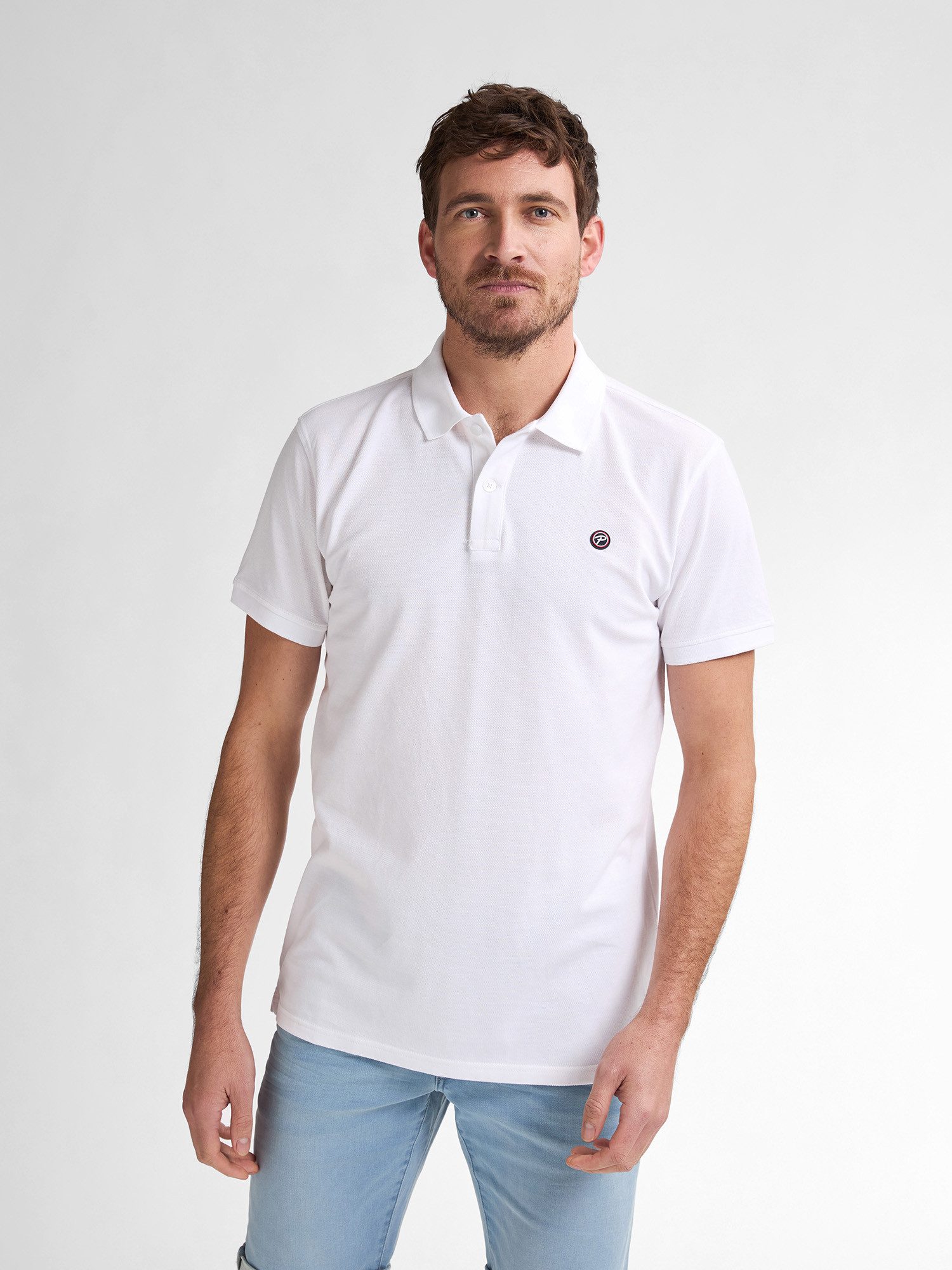 Petrol Industries Poloshirt mit Logo Stickerei