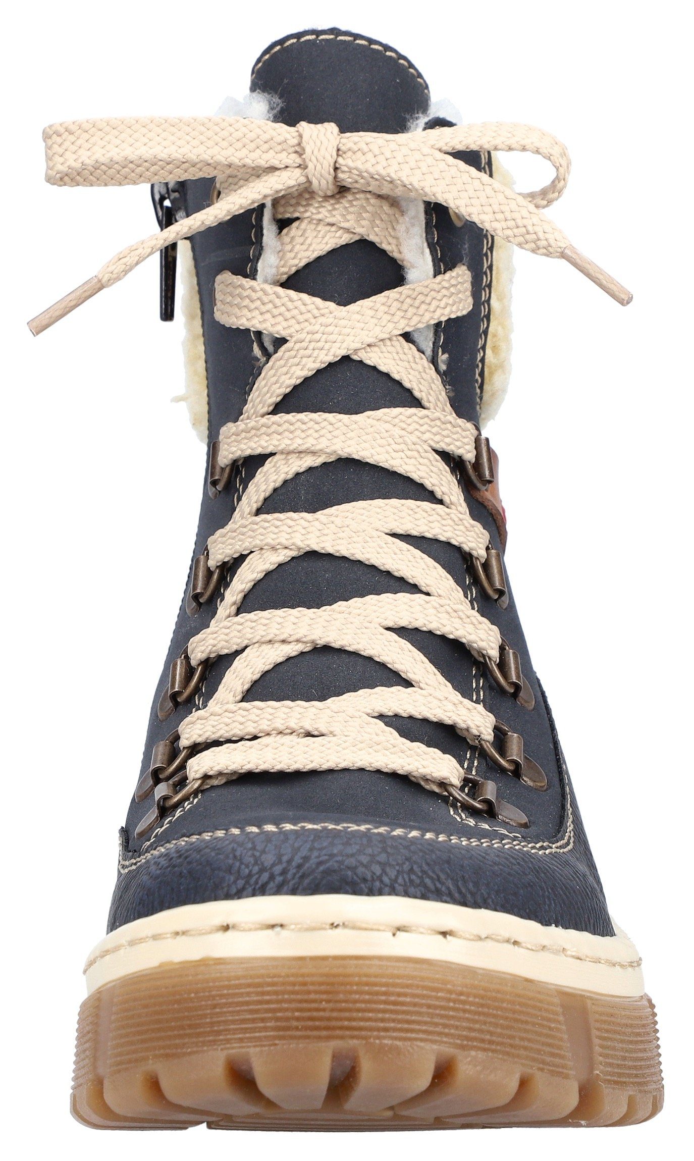 Rieker Winterboots, Schnürboots, Winterstiefelette mit Warmfutter ausgestattet