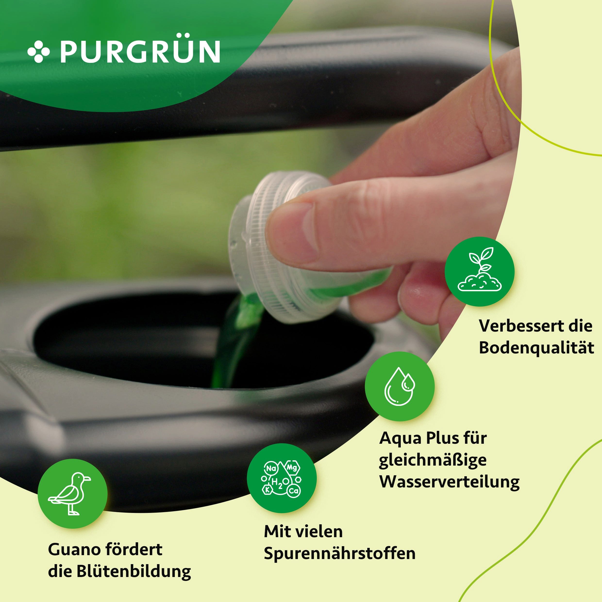 Azaleen-Dünger 1 Liter, Flüssigdünger NPK 8+8+6 | Mit Guano & Spurennährstoffen | Für üppige Blüten & Gesundes Wachstum