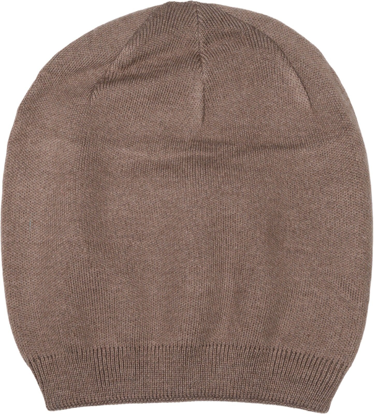 styleBREAKER Strickmütze Feinstrick Beanie Mütze Uni Doppellagig (1-St)
