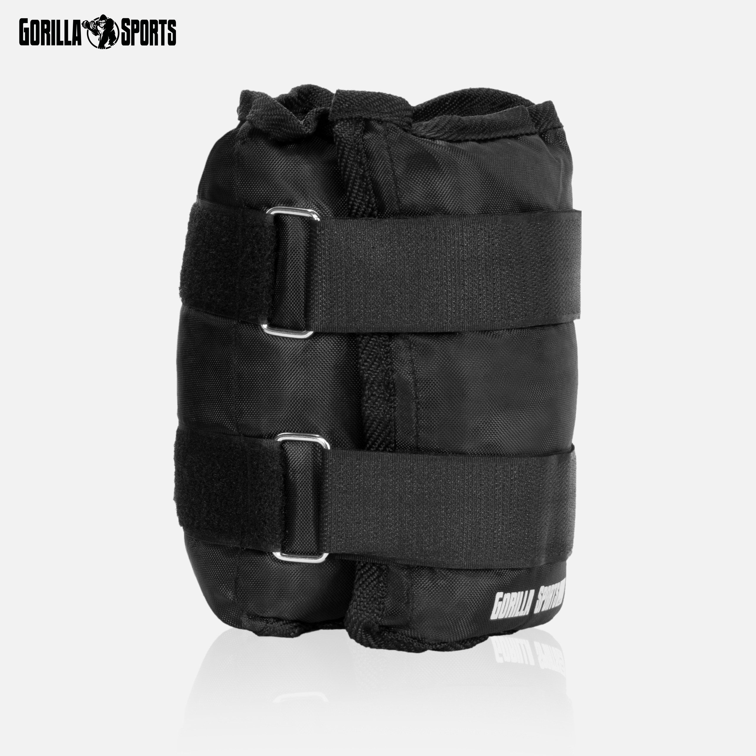 GORILLA SPORTS Zusatzgewichte Gewichtsmanschetten 2er Set Laufgewichte Fußgewichte Handgelenke, 10 kg