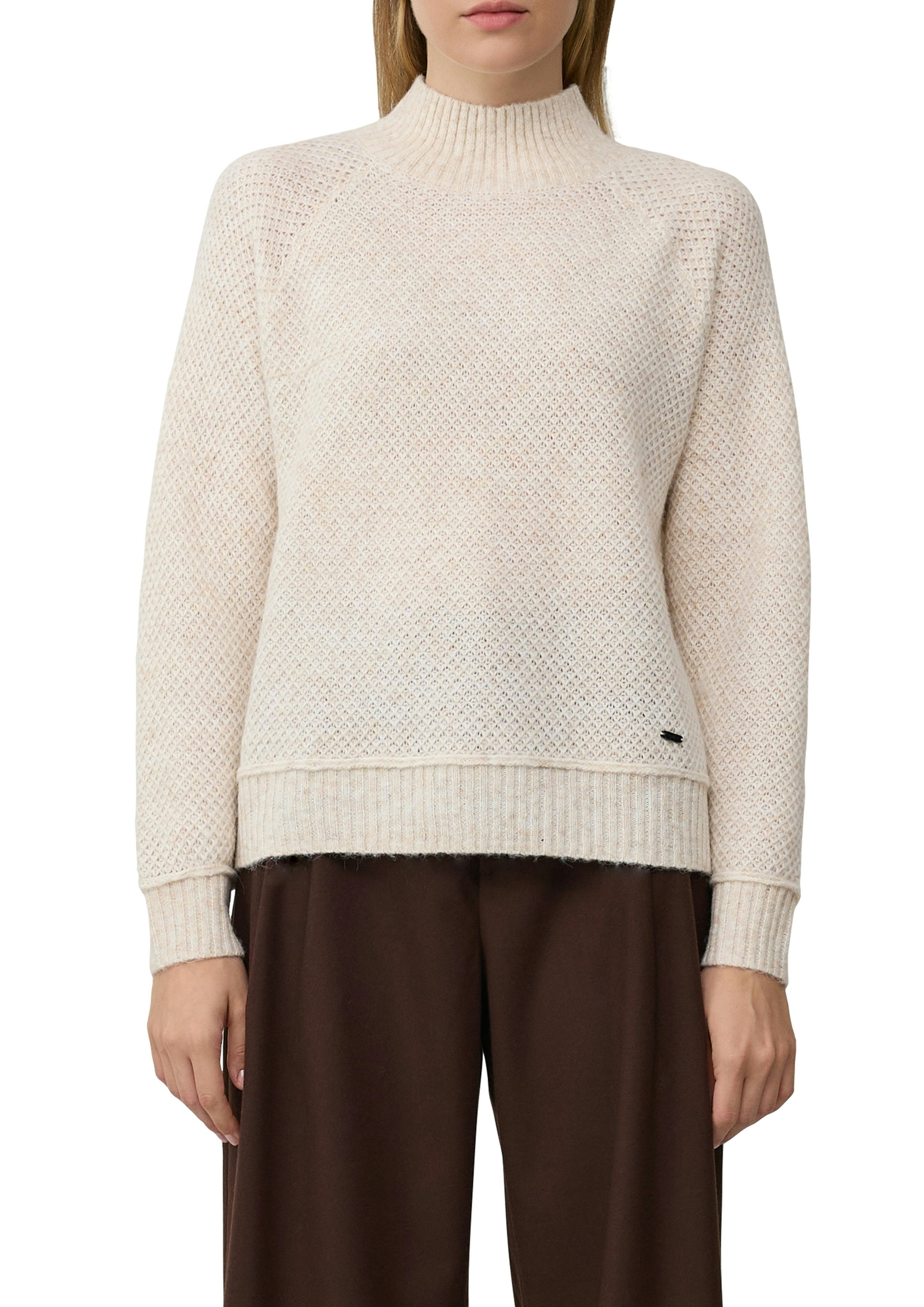 s.Oliver Strickpullover mit Rippbündchen
