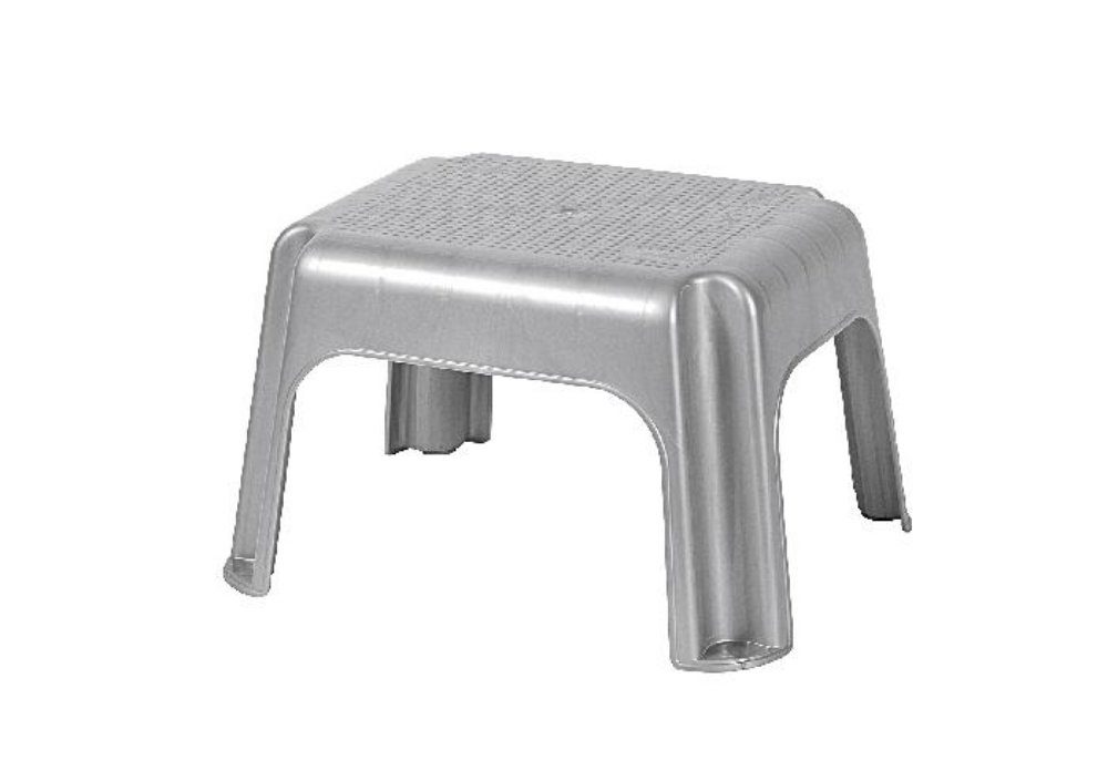 Tritthocker KEEEPER Tritthocker 36,5x30x24cm silber
