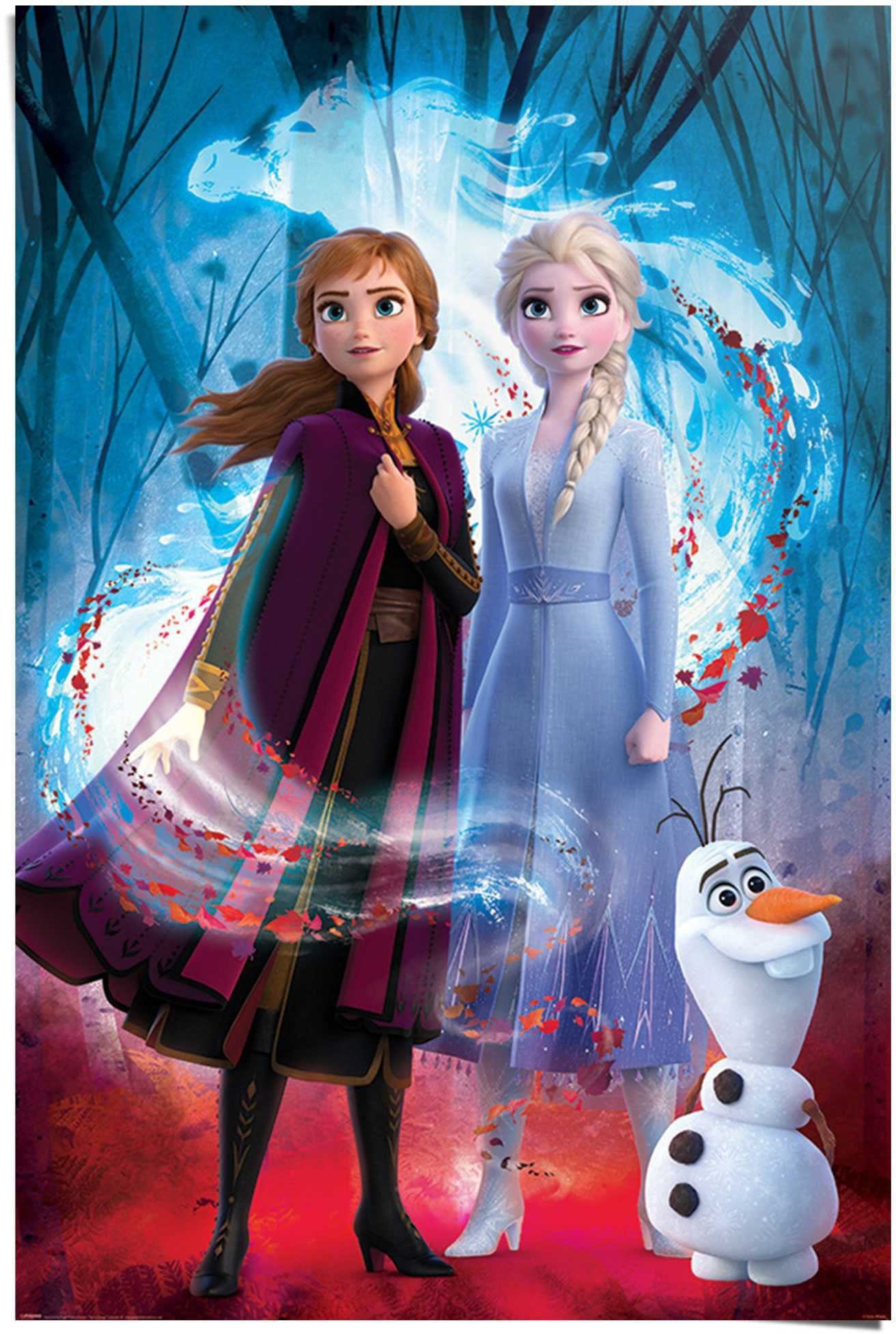 Reinders! Poster Poster Disney, Elsa - St) Anna - 2 Olaf Film - (1 Frozen