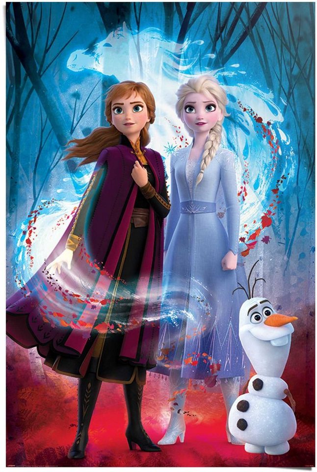 Reinders! Poster Poster Frozen 2 Anna - Elsa - Olaf - Disney, Film (1 St)