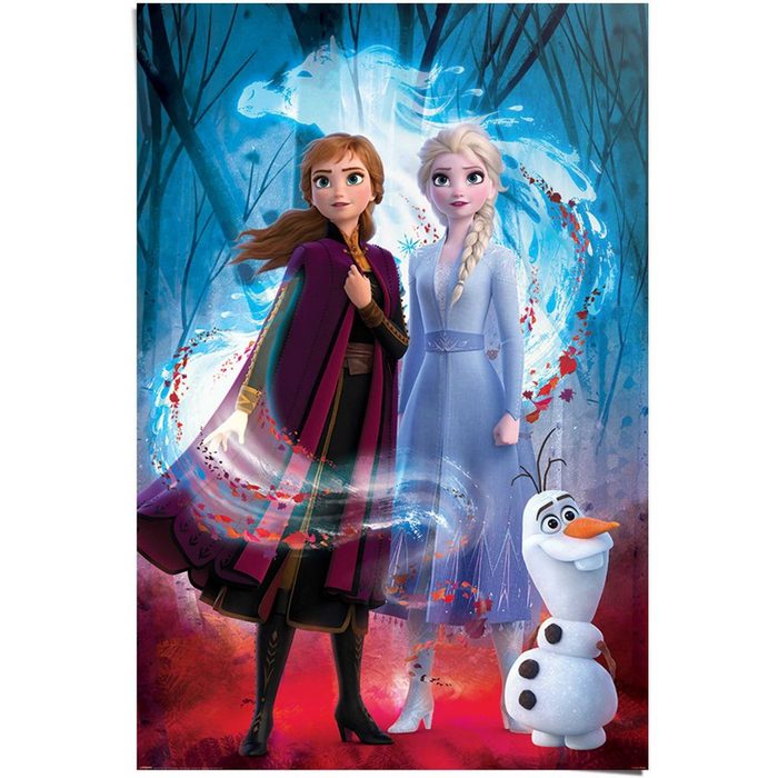 Reinders! Poster Poster Frozen 2 Anna - Elsa - Olaf - Disney Film (1 St)