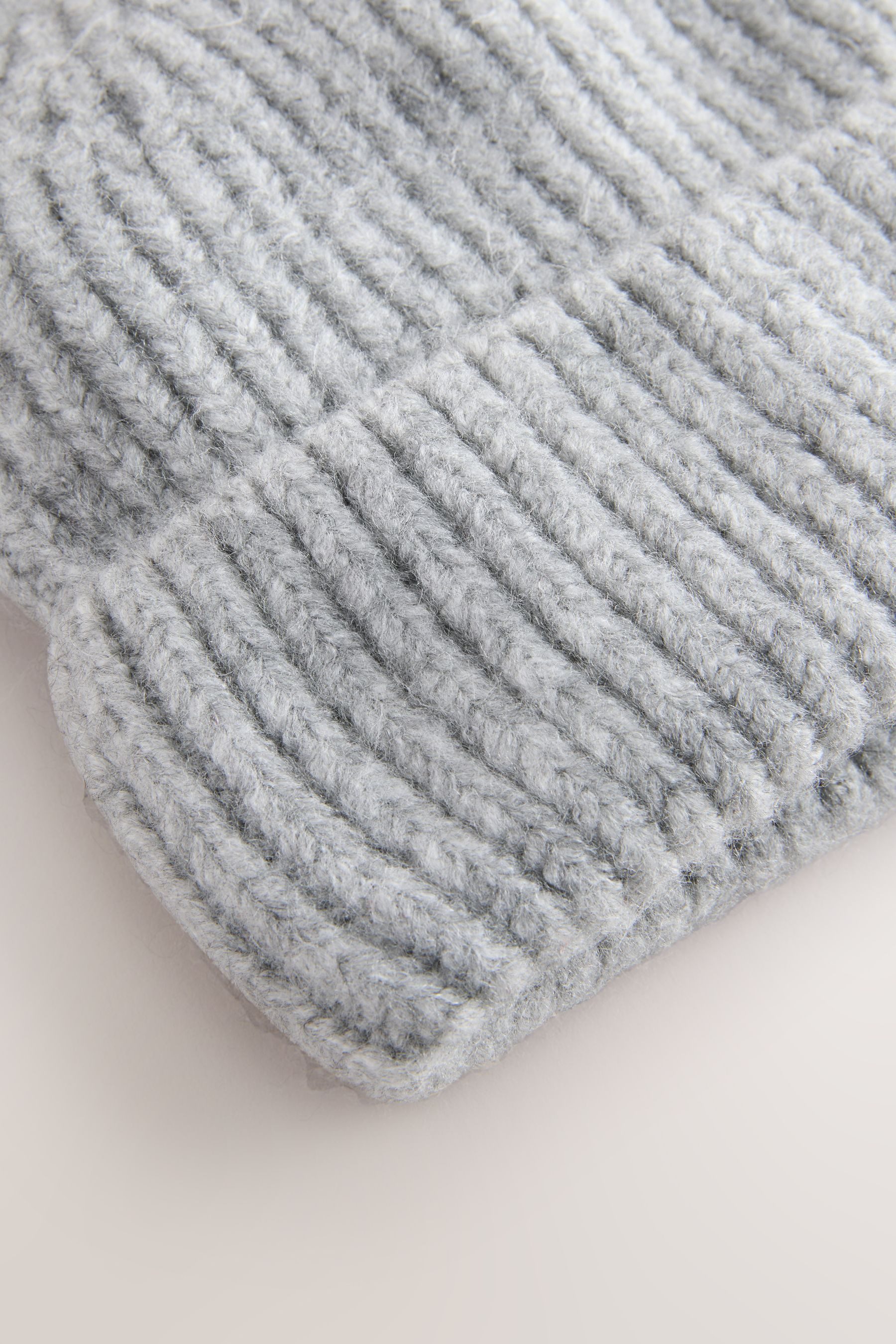 Next Beanie Breit gerippte Strickmütze (1-St) günstig online kaufen