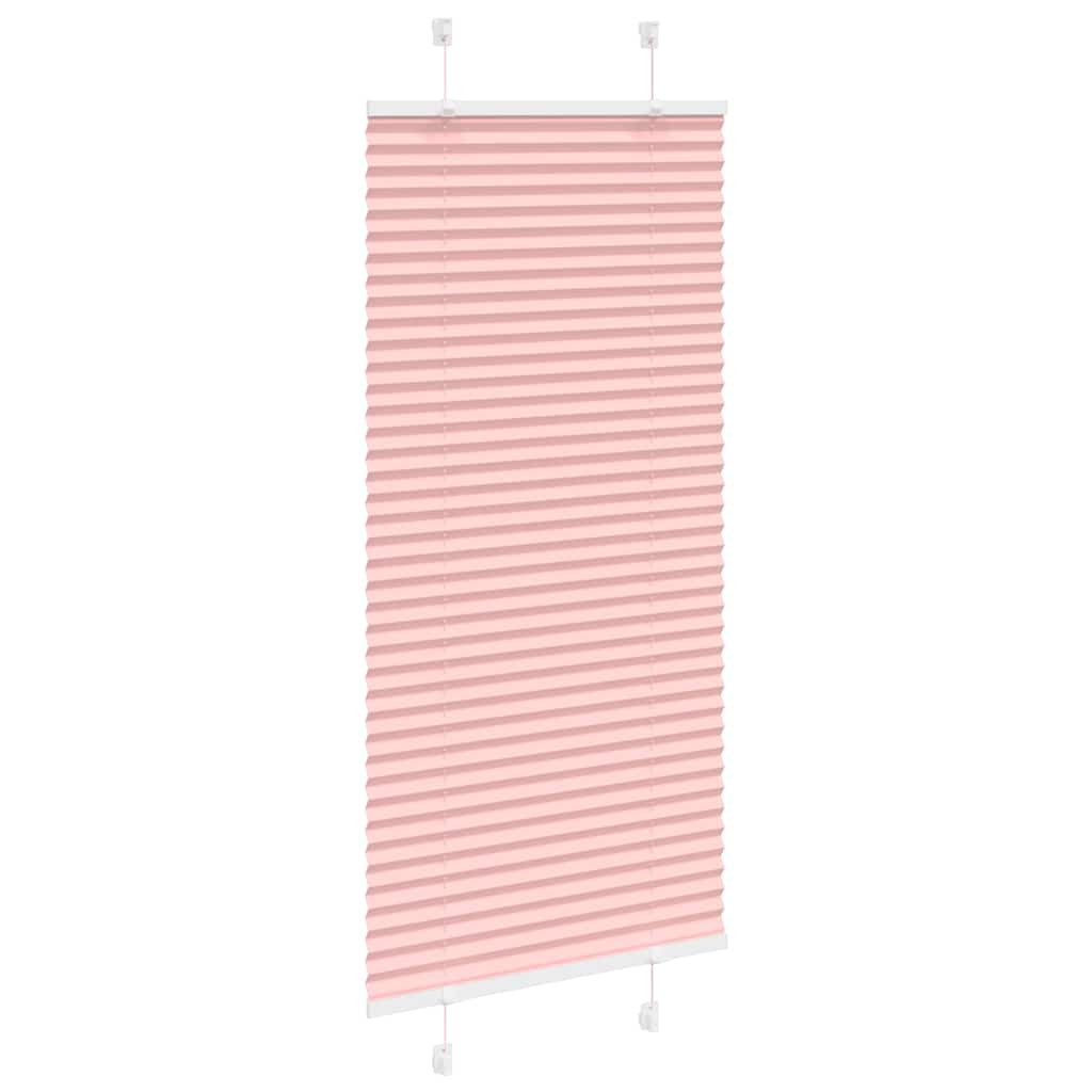 vidaXL Jalousie 65 x 100 cm Plissee Rosa 65x100 cm Stoffbreite 64,4 cm Polyester