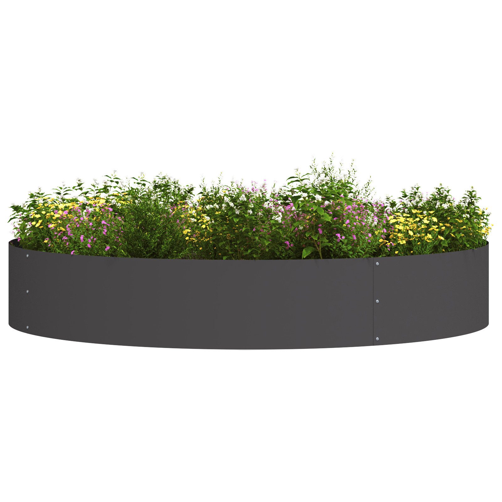 vidaXL Blumentopf Schwarzes Pflanzgefäß Set Schwarz günstig online kaufen