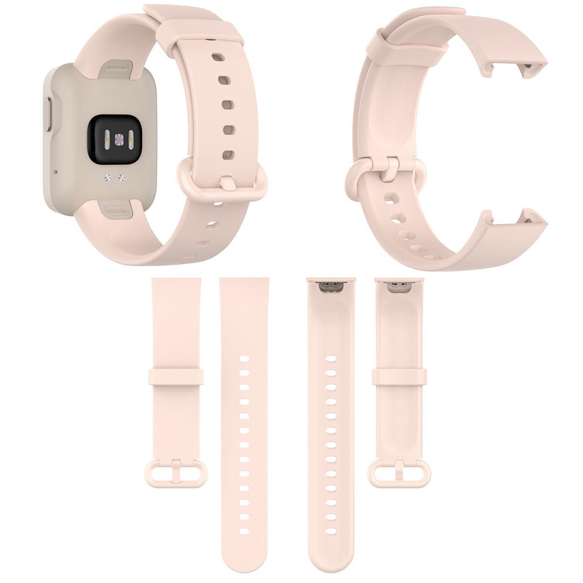 Wigento Für Xiaomi Mi Watch Lite / Redmi Watch Kunststoff / Silikon Armband  Rosa Uhr Neu Fitnessband online kaufen | OTTO
