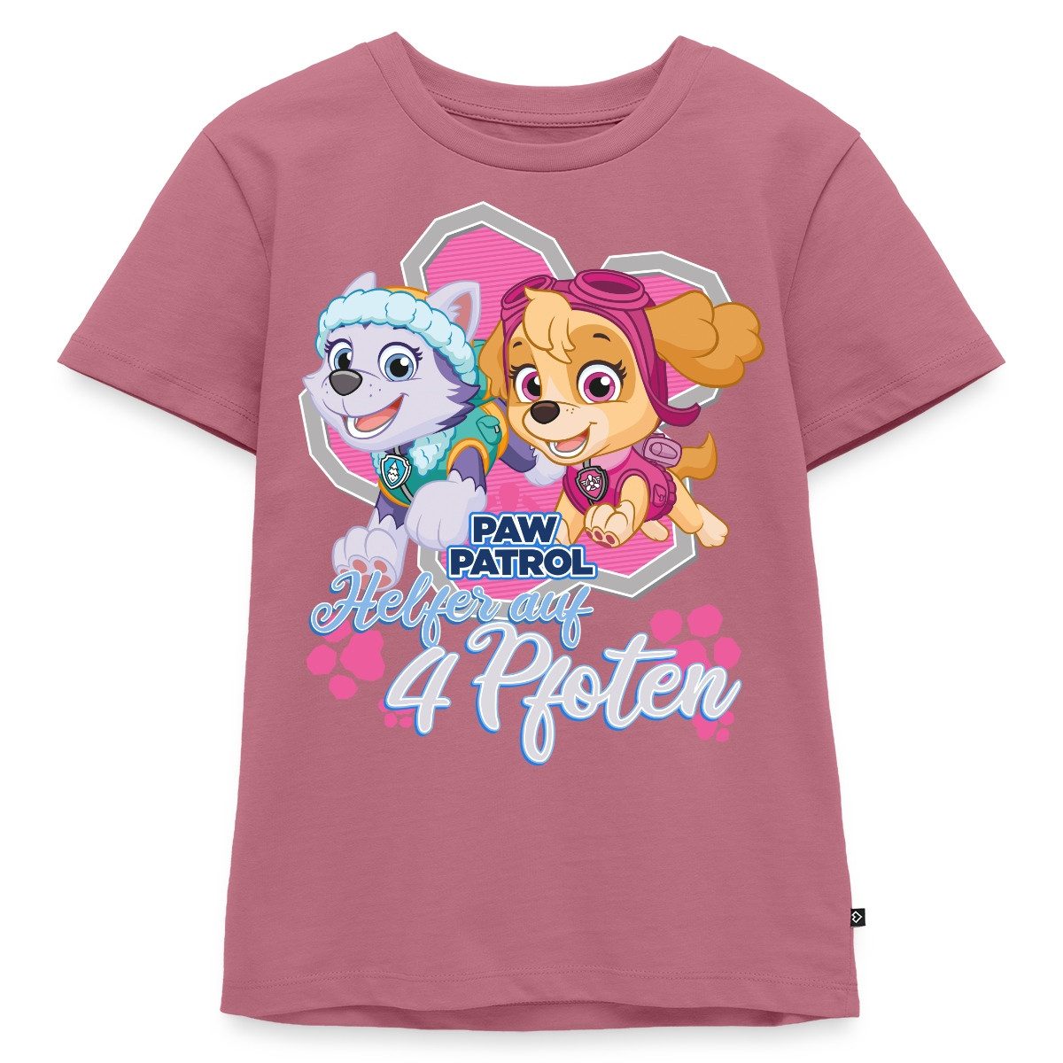 T-Shirt Paw Patrol Skye & Everest Helfer Auf 4 Pfoten Kinder Premium T-Shirt