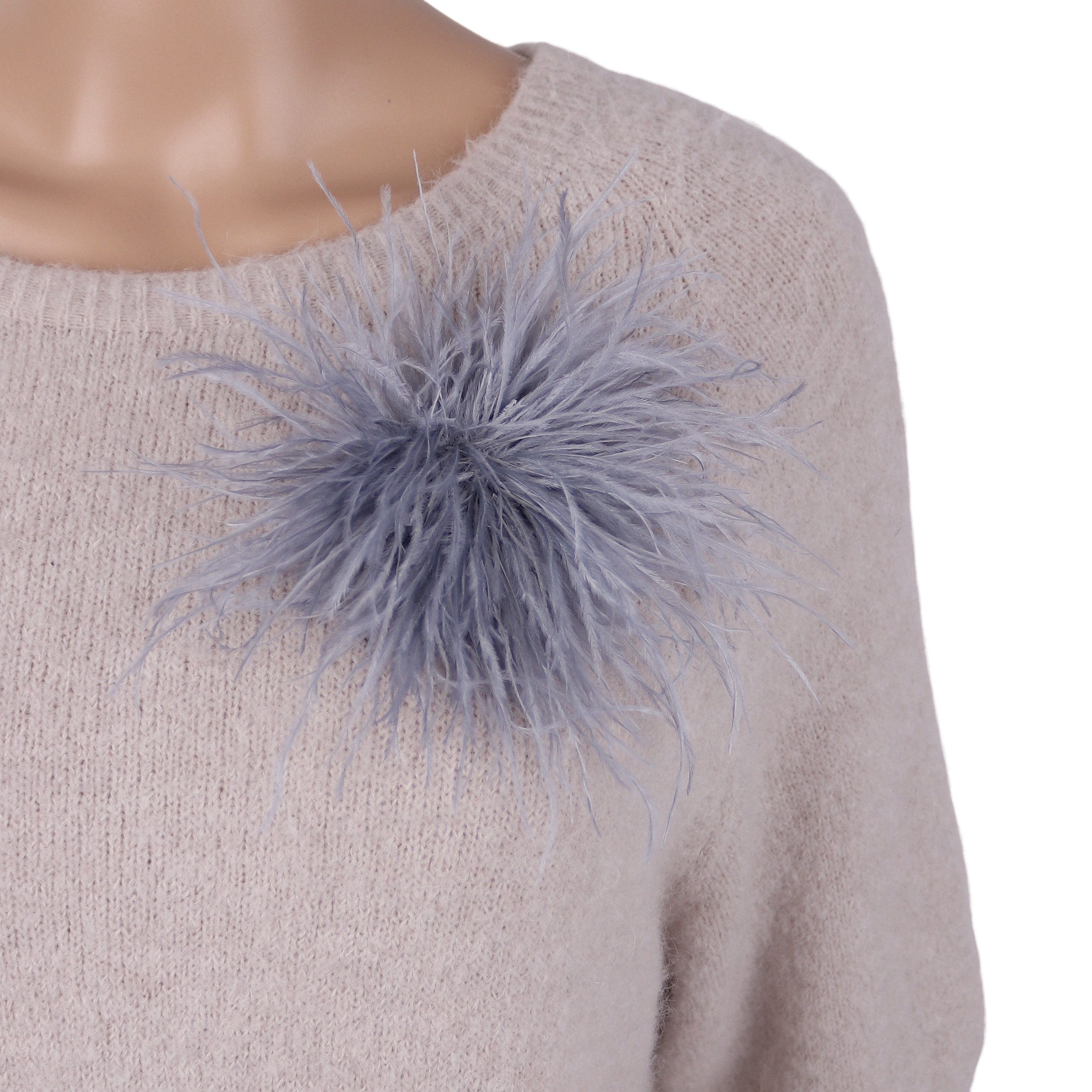 MIRROSI Brosche Edler Federbrosche, Feder-Anstecker im Boho-Vintage Stil, A günstig online kaufen