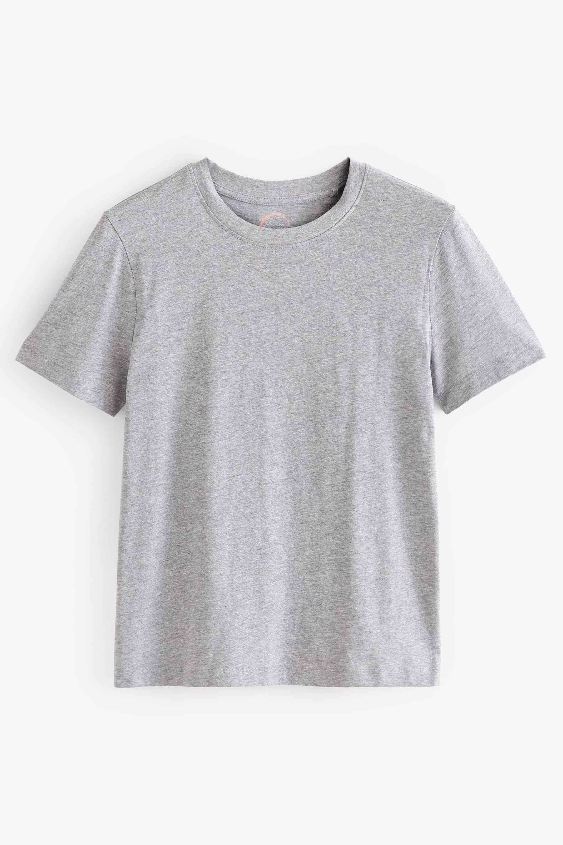 Next T-Shirt Premium-T-Shirt (1-tlg) Grey