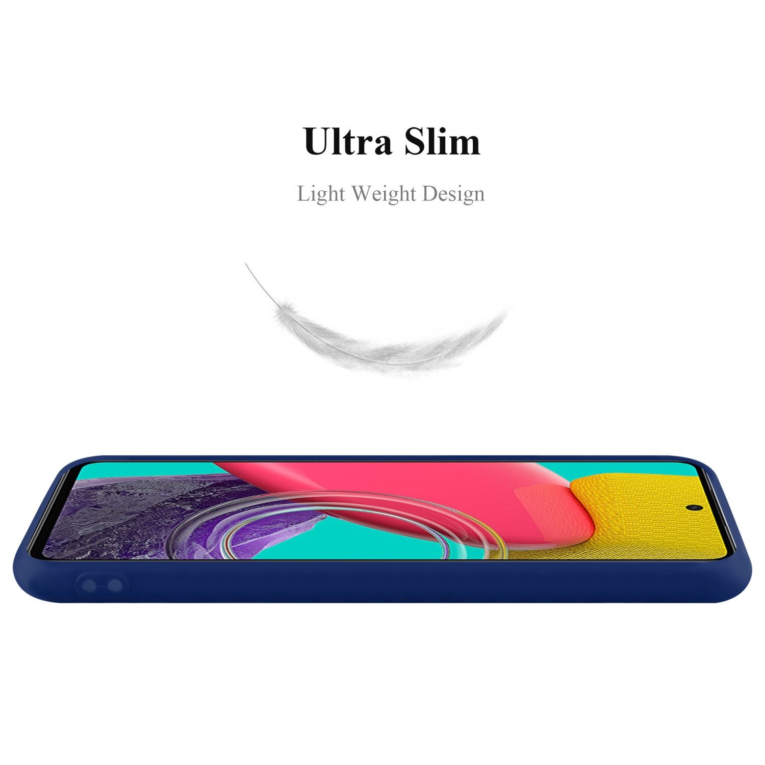 Cadorabo Handyhülle für Samsung Galaxy M53 5G Hülle Samsung Galaxy M53 5G, Flexible TPU Silikon Handy Schutzhülle - Hülle - ultra slim