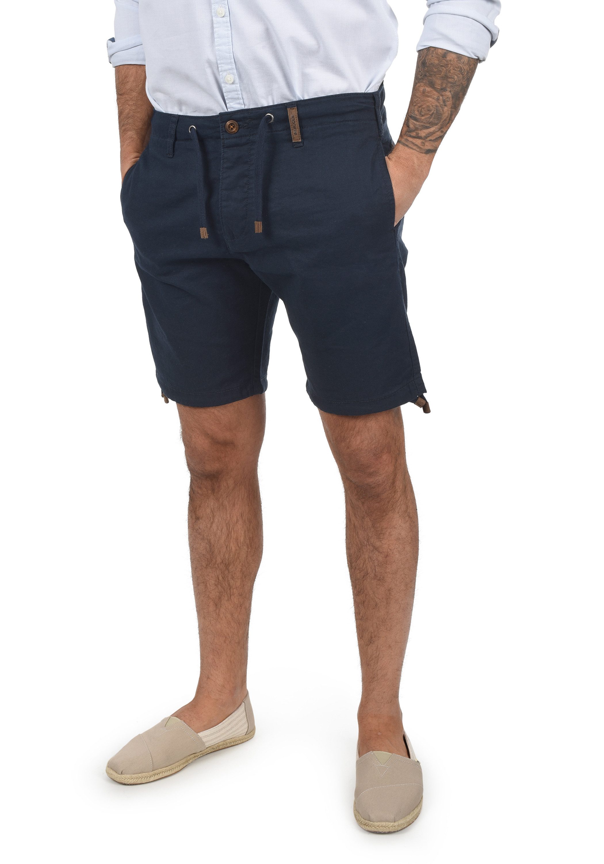 Indicode Leinenhose IDMoses Kurze Hose aus Leinenqualität günstig online kaufen