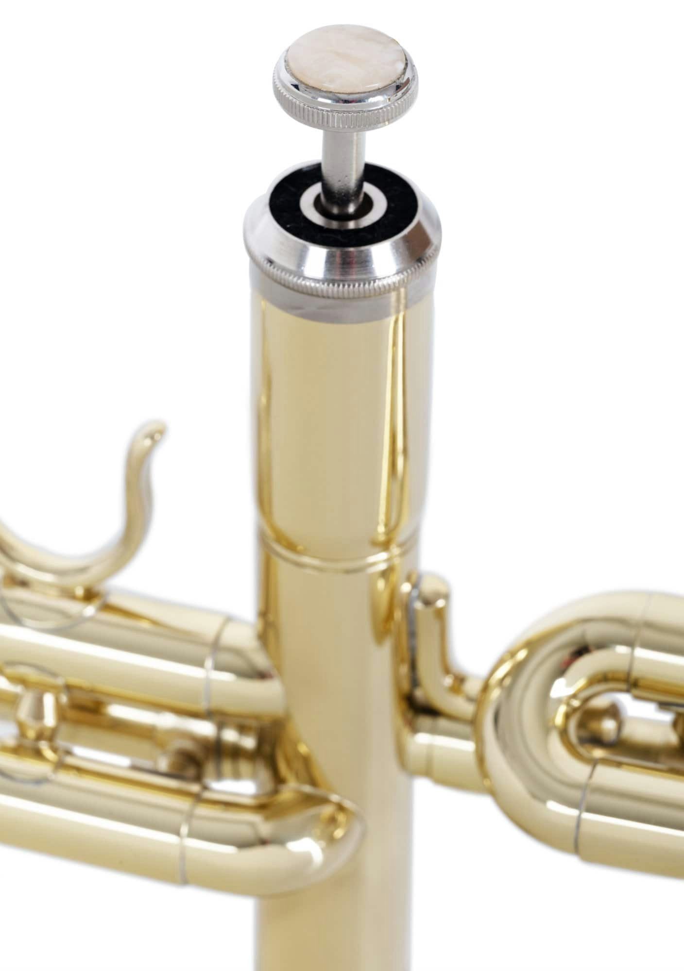 Classic Cantabile Signaltrompete AT-1871 Più Aida Trompete B, Bb, Ab, inkl. Wechselstimmzügen, Leichtkoffer & Mundstück, Fanfarentrompete in B- (H), Bb- & Ab-Stimmung